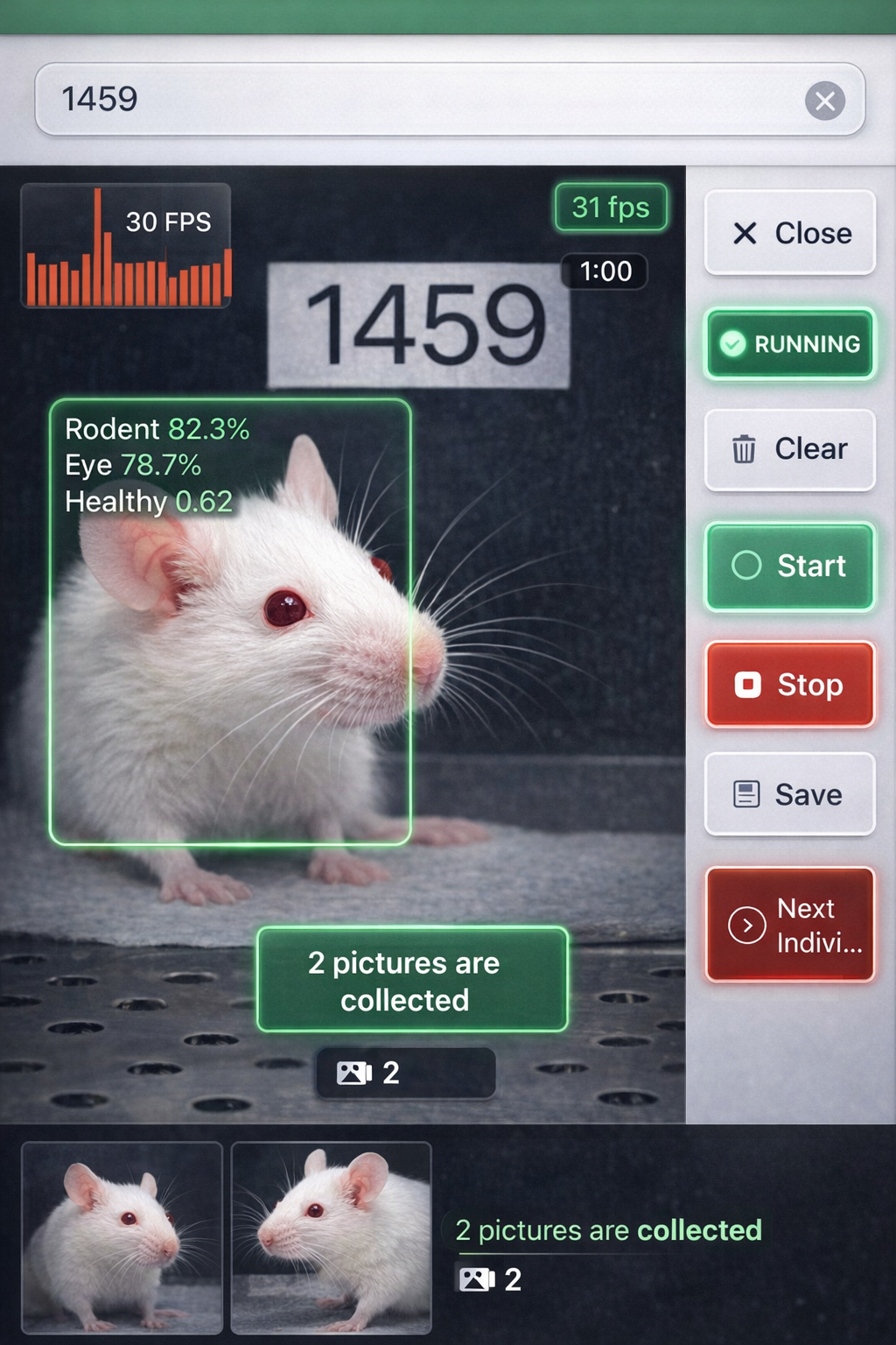 GrimaceTracker Real-time Detection